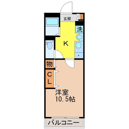 １－ＲｏｏｍＩｚｕｍｉの物件間取画像